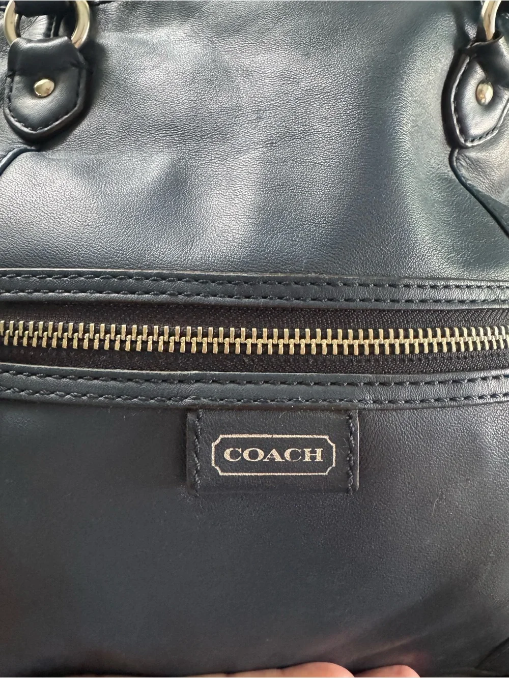 Coach smooth navy